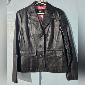 Stylish Black Leather Jacket